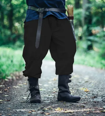 Produktbild von Rushose mit Beinschnürung Schwarz "Magnus" XXL