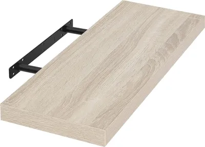 Produktbild von EUGAD 1x Wandregal Hängeregal, Holz Board, Sonoma Eiche, 60x23x3,8cm