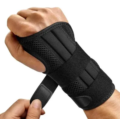 Obrázok produktu pre Opierka zápästia, nastaviteľná stabilizácia, ľahký komfort, pravá ruka, ľavá ruka