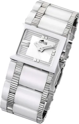 Produktbild von Lotus Armbanduhr Damen L15597/1 Edelstahl Keramik Uhr silber Ceramic UL15597/1