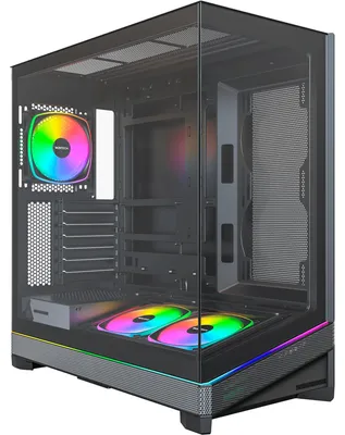 Obrázek produktu pro MONTECH Sky 3 schwarz Panorama-Glasfront - Gehäuse