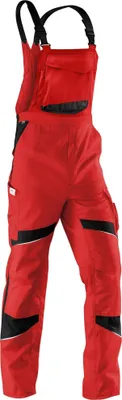 Produktbild von Kübler Activiq Latzhose mittelrot/schwarz Gr. 23
