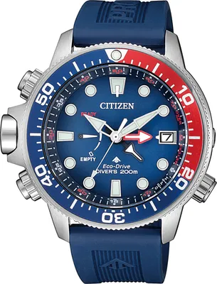 Produktbild von Citizen Herrnuhr BN2038-01L Taucheruhr Promaster Aqualand Edelstahl Urethan blau 20bar Tiefenmesser Tauchtiefe