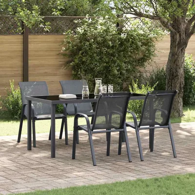 Zdjęcie produktu dla VidaXL 318781, Taras, Tkanina, Stal, Szary, 110 kg, 550 mm, 650 mm