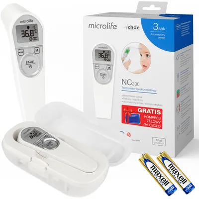 Produktbild von Microlife NC200 Thermometer + Gelkompresse