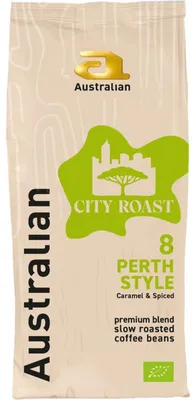 Obrázek produktu pro Australian City Roast Perth Style Koffiebonen 400 g – Aromatické espresso a filtrovaná káva