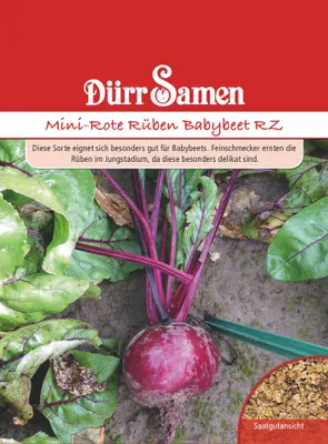 Produktbild von Mini-Rote Rübe Babybeet RZ | Rübensamen von Dürr Samen