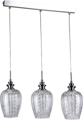 Produktbild von Maytoni Blues Pendelleuchte, Hängeleuchte 3x E14 Nickel Glas