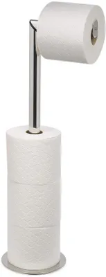 Zdjęcie produktu dla Czteromiejscowy uchwyt na papier toaletowy ze stali nierdzewnej z miejscem na 4 rolki
