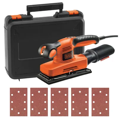 Obrázok produktu pre Black & Decker KA320EKA-QS, Kruhová brúska, Oranžová, 7000 ot/min, 15000 ot/min, 2 mm, 1 mm