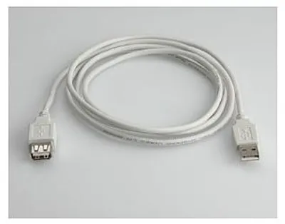 Produktbild von VALUE USB 2.0 Verlängerungskabel, Typ A-A, ST/BU, weiß, 1,8 m