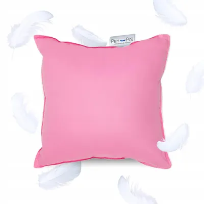 Produktbild von Pen-Pol Standard Federkissen 40x40cm Rosa 90% Federn