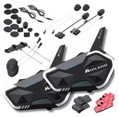 Image de Motorbike Intercom Midland R1 MESH TWIN