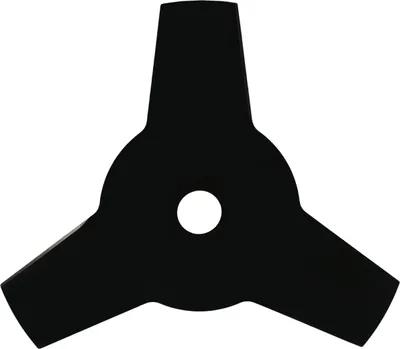 Produktbild von Schmith Premium Dickichtmesser 3 Zähne 255 mm x 25,4 mm | Robustes Freischneider Messer für Motorsense | Universal Grasschneideblatt Unkrautmesser für zähes Unkraut und Brombeerhecken Zubehör