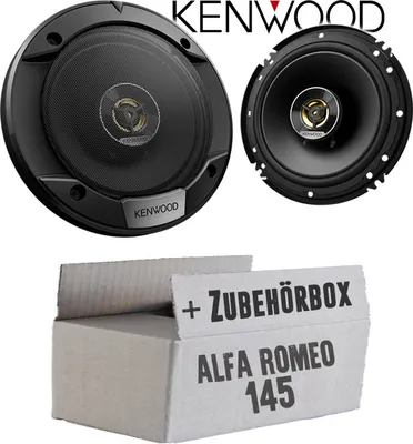 Produktbild von Lautsprecher Boxen Kenwood KFC-S1676EX - 16,5cm 2-Wege Koax Auto Einbauzubehör - Einbauset passend für Alfa Romeo 145 - justSOUND
