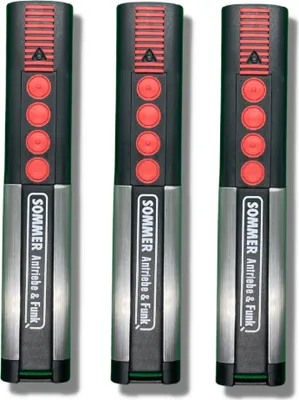 Produktbild von 3 Stücke | 3x Sommer Garagentor-Fernbedienung 4 Tasten, 4020 TX03 868-4