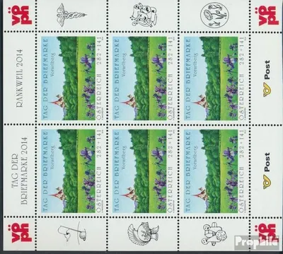 Produktbild von Briefmarken Österreich 2014 Mi 3159Klb Kleinbogen (kompl.Ausg.) postfrisch Philatelie