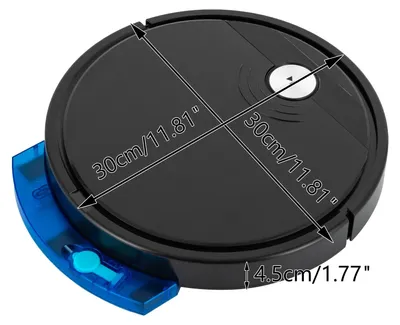 Productafbeelding van Robotstofzuiger, 3-in-1 functionaliteit, slimme afstandsbediening, zwart