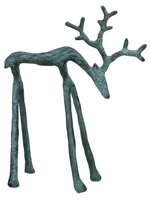Immagine prodotto di Pomax Reinier, oggetto decorativo, verde, dimensioni: 22 x 8,5 x 25,5 cm