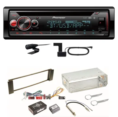 Produktbild von Pioneer DEH-S720DAB Bluetooth FLAC Digitalradio Einbauset für Audi A3 8L A6 4B