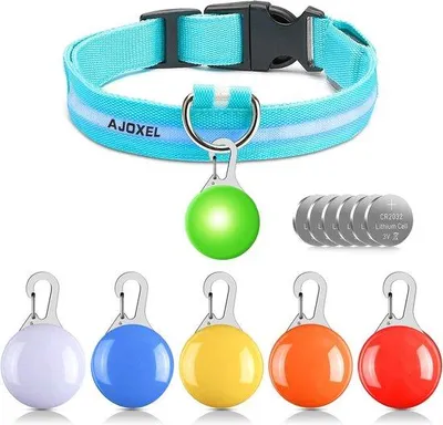 Immagine prodotto di Nastro luminoso per cani - Luce per cani - Luce per passeggiate con i cani - Luce di sicurezza per cani