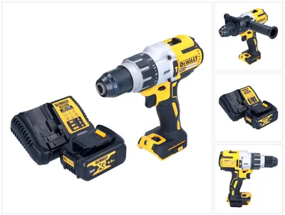 Obrázok produktu pre Akumulátorová príklepová vŕtačka DeWalt DCD 996 M1 18 V 95 Nm bez kefiek + 1x akumulátor 4,0 Ah + nabíjačka