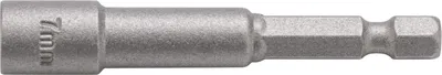 Zdjęcie produktu dla Wkładka do klucza nasadowego z napędem sześciokątnym, rozstaw 6 mm, długość 60 mm, z magnesem