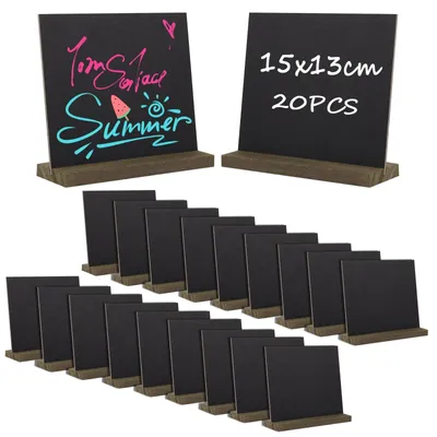 Produktbild von Solidchoice – Set mit 20 kleinen Tafeln für Dekoration und Präsentation
