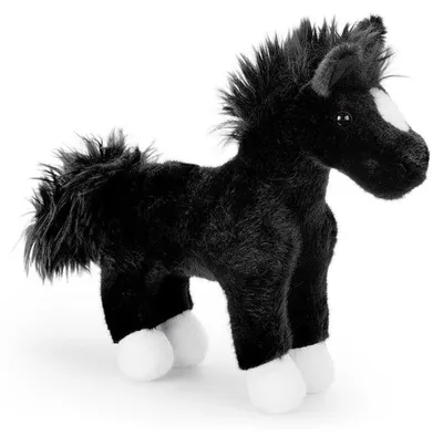 Produktbild von Knuffeltier, weiches Plüschpferd – 20 cm – Nachhaltig – Spielzeug für Jungen/Mädchen – Umweltfreundlich – Plüschpferd