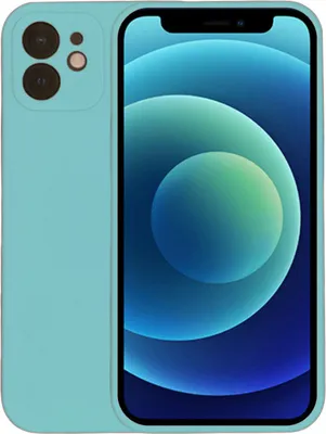 Produktbild von Handyhülle für iPhone 12 Pro  Max Silikonhülle - Backcover Siliconen Case - Blau