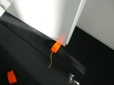 Produktbild von Türstopper Fensterstopper Türkeil House Mouse® ARTIKEL-Design orange - gelb