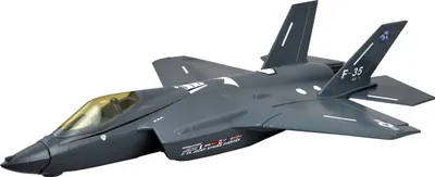 Produktbild von Amewi AMXFlight F-35 Jet EPO PNP grau - Scale Nachbau mit Plug and Play-Ausführung, 2x 9g Servos, 50mm 11-Blatt Impeller und 30A Hobbywing ESC