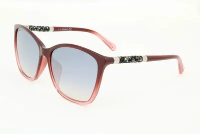 Produktbild von Swarovski SK0185-D Acetat-Schmetterlings-Sonnenbrille für Damen