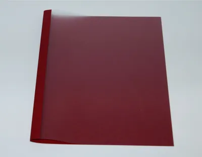 Produktbild von POV® Imagethermobindemappen, Leinenstruktur rot, 50er Pack, 4,0 mm (für 31 - 40 Blatt 80g/m²)