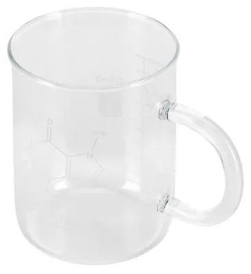Productafbeelding van Maatbeker van glas, 450 ml, met handgreep en schaalverdeling, gemaakt van borosilicaatglas