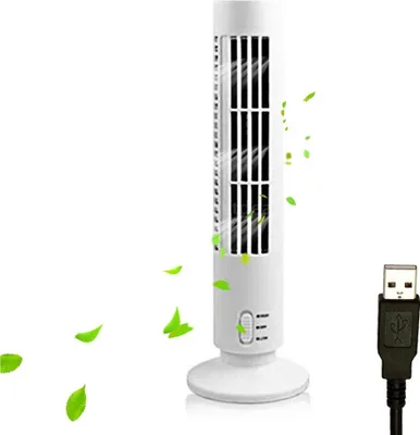 Zdjęcie produktu dla Ss72 Wentylator Wiatrak Kolumnowy Tuba Usb Bezłopatkowy Cichy Regulowana Moc