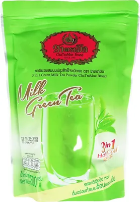Produktbild von Cha Tra Mue  3in1 Grüntee Milch Tee Pulver 500g