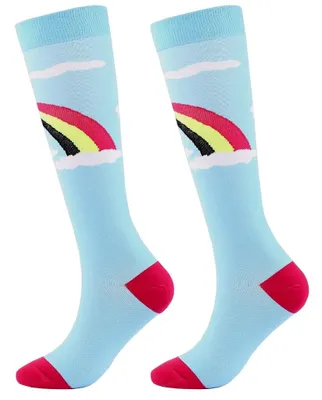 Obrázek produktu pro Multipack 2ks Rainbow dámské kompresní podkolenky L