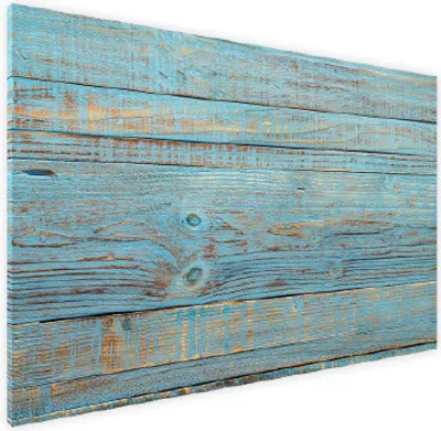 Obrázek produktu pro Kovový obraz modrá retro vintage 90x60 ALLboards METAL MB96_00011