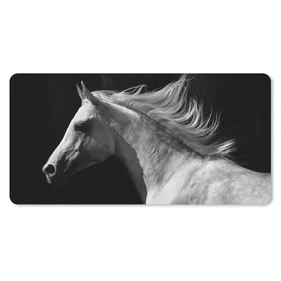 Produktbild von MuchoWow® Mauspad Mousepad Pferde - Nutztiere - Mähnen 60x30 cm - Mousepads - Maus Mat - Pad - Mausunterlage - Nachhaltig