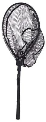 Immagine prodotto di Rete da pesca pieghevole - Manico telescopico - Dimensioni 81 x 31 x 2 cm - Peso 347 g - Adatta per la pesca - Dimensione della maglia: 10 mm - Attrezzatura da pesca