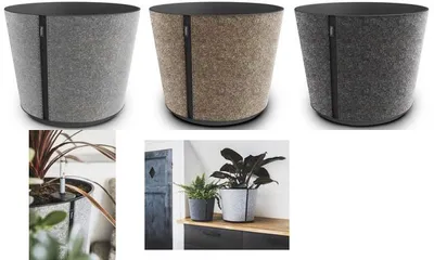 Produktbild von POETIC Pflanztopf Casa Sleeve Ø36cm braungrau