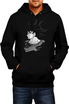 Immagine prodotto di Felpa con cappuccio da uomo Dragon Anime Manga Ball Z Goku 13, Man L , Noir