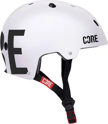 Zdjęcie produktu dla Kask Core Street biały/czarne logo rozmiar L/XL