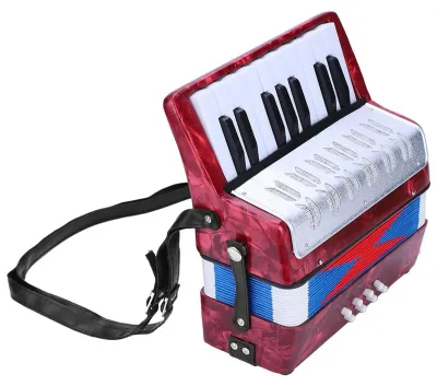 Productafbeelding van 17-Toetsen Accordeon voor Beginners, Draagbare Concertina