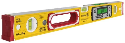 Obrázek produktu pro Stabila TECH 196 DL 19829 Digitale Wasserwaage mit Rutschstopper inkl. Tasche 61 cm 0.5