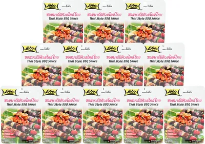 Produktbild von Lobo Barbecue Sauce nach Thai Art 12x50g