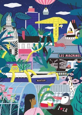 Immagine prodotto di Pieces & Peace - Puzzle: La straordinaria città di Nantes di notte - 1000 pezzi