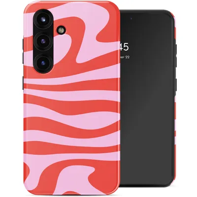 Immagine prodotto di Selencia Vivid Backcover con MagSafe per Samsung Galaxy S25 - Dream Swirl Pink