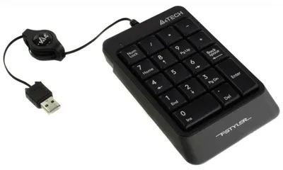 Obrázek produktu pro Klávesnice A4Tech Fstyler FK-13-GR, 18 kláves, USB